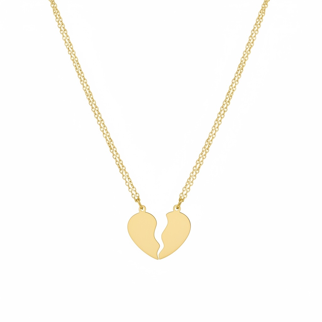 Break Apart Heart Necklace