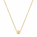 Tiny Circle Charm Necklace